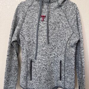 Texas Tech Gray Women's Hoodie-worn once.